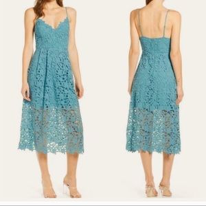 ASTR the Label lace midi dress